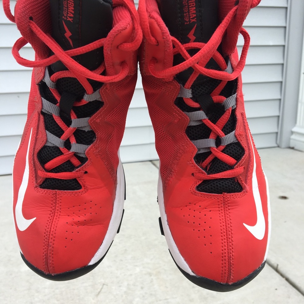 Red Nike Basketball Shoes - Picture 4 of 4